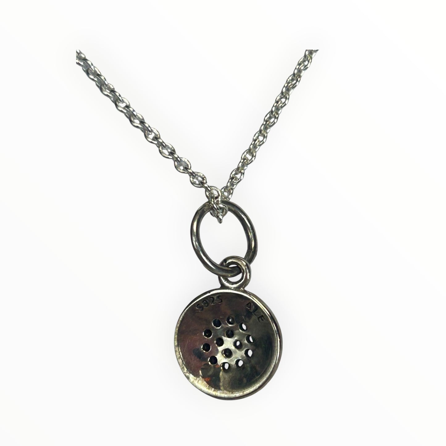 925 Signature Logo Pendant Necklace with Box