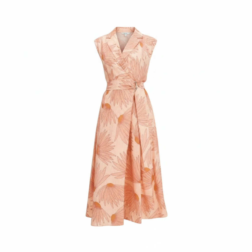 Falling Flower Jacquard Dress size 00