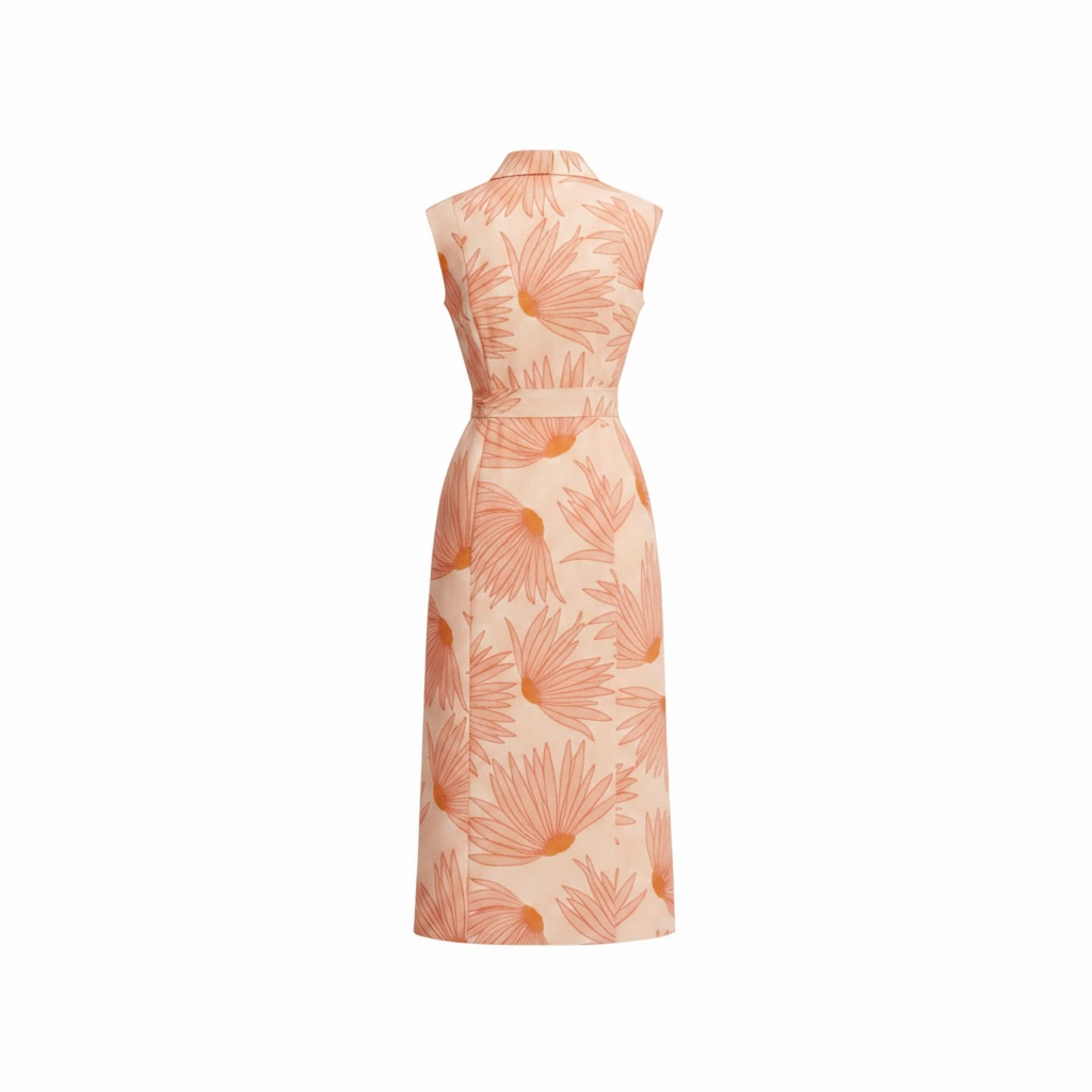 Falling Flower Jacquard Dress size 00