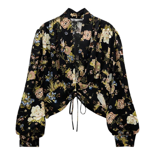Floral Long Sleeve Top size Small