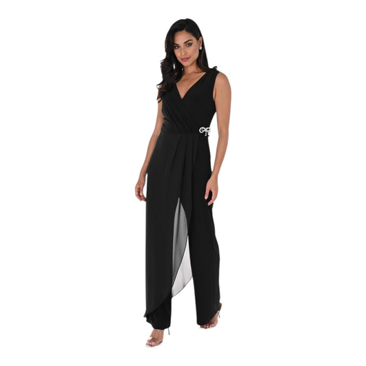 Gathered Chiffon Jumpsuit size 14