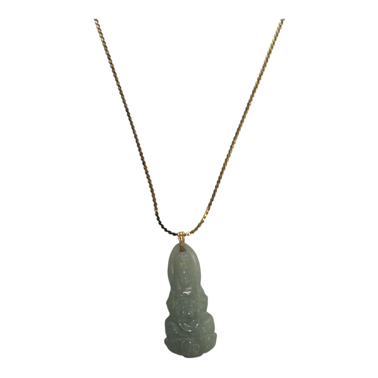 Jade Buddhist Necklace