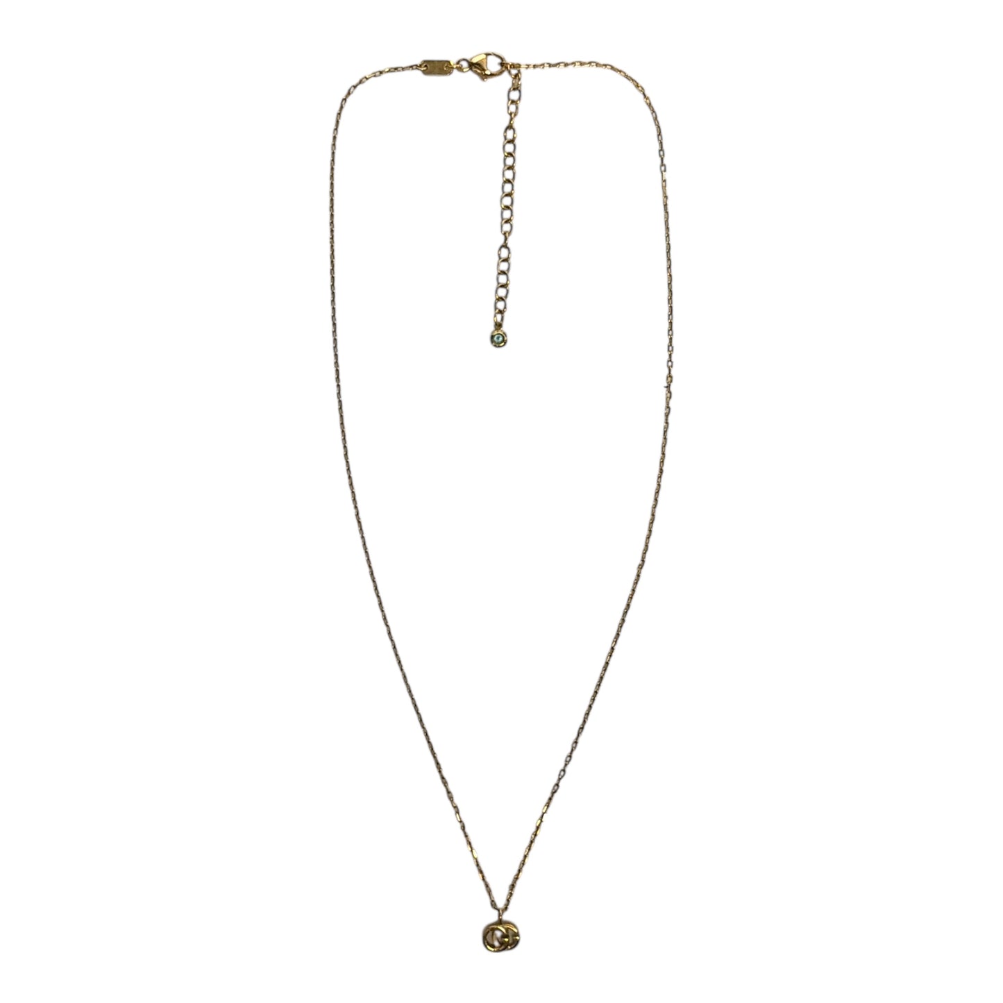 18k Running G Necklace