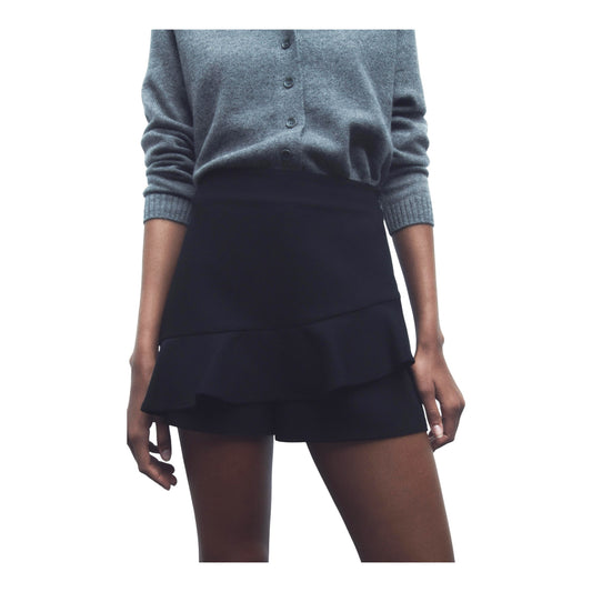 Asymmetrical Ruffle Skort size Medium New with Tags