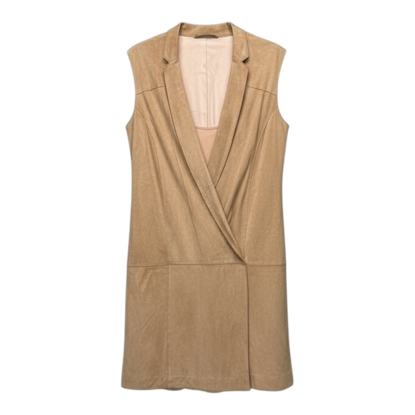 Suede Sleeveless Dress sz M