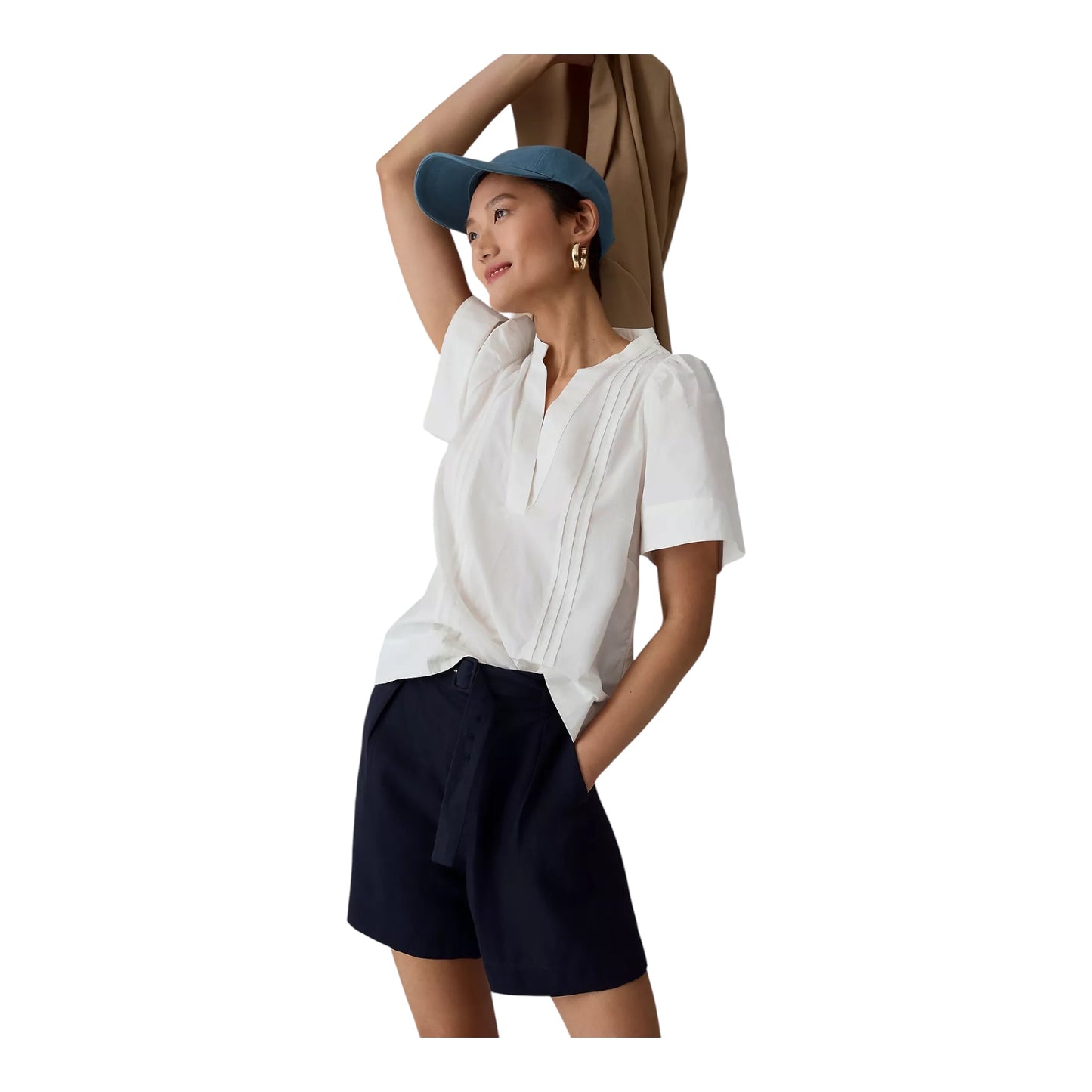 Poplin Pintuck Blouse size Small