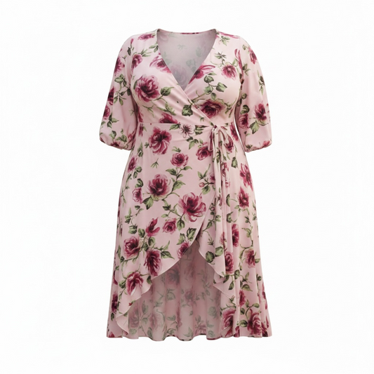 Floral Maxi Wrap Dress size 18