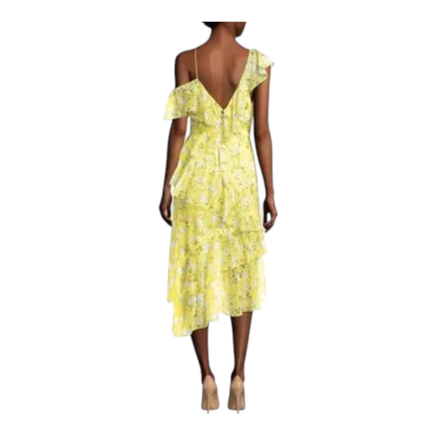 Olympia Asymmetrical Silk Dress size 2