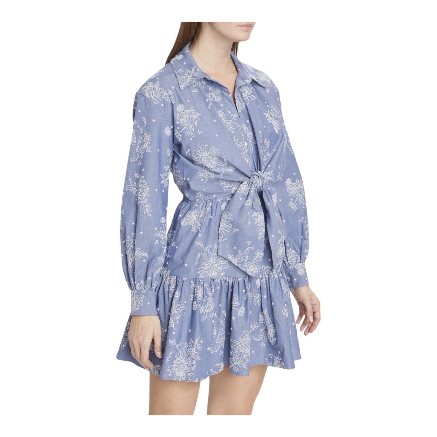 Abrielle Floral Knotted Minidress size 00