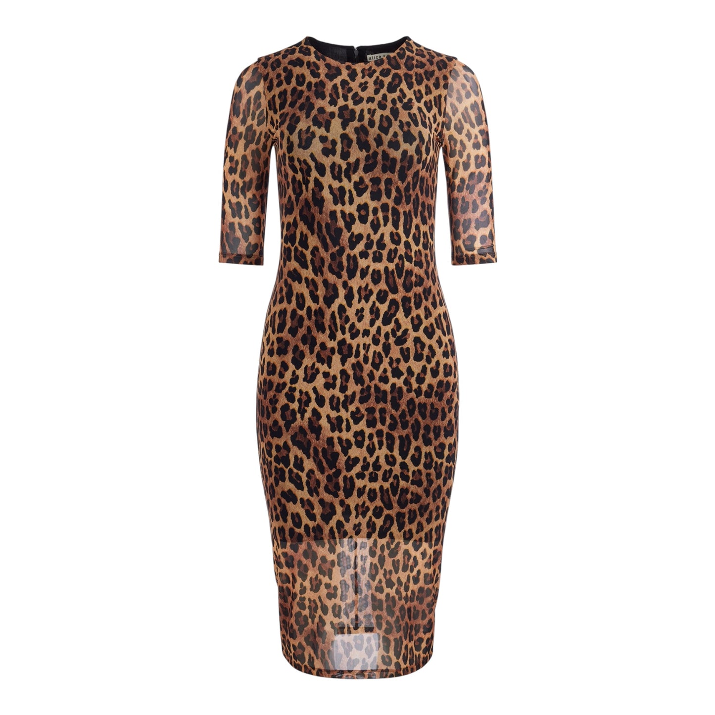Delora Fitted Mock Neck Dress size 14