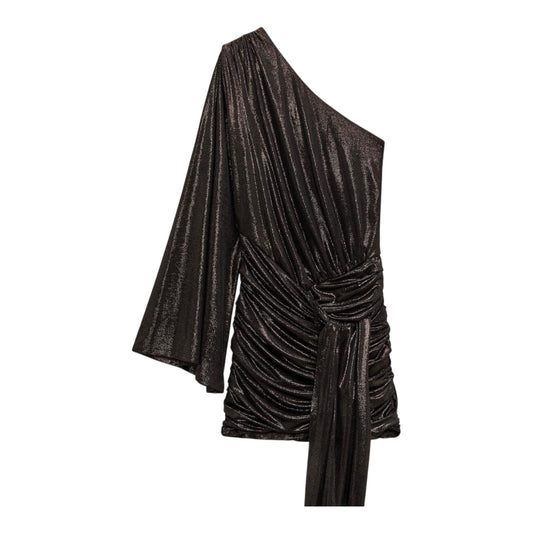 One Shoulder Metallic Dress size large