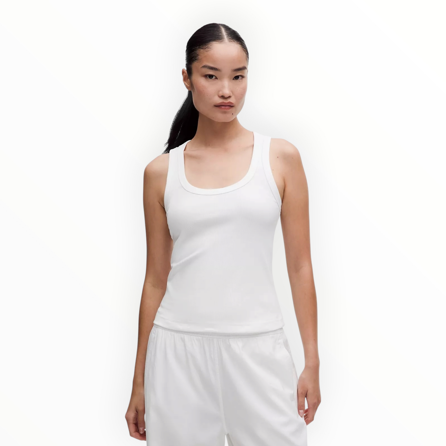 Little Ribbed Scoop-Neck Tank Top size 6