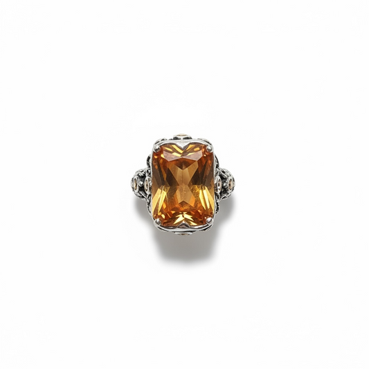 Amber Ring size 7.5
