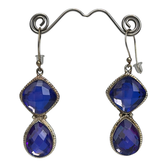 925 Double Drop Earrings