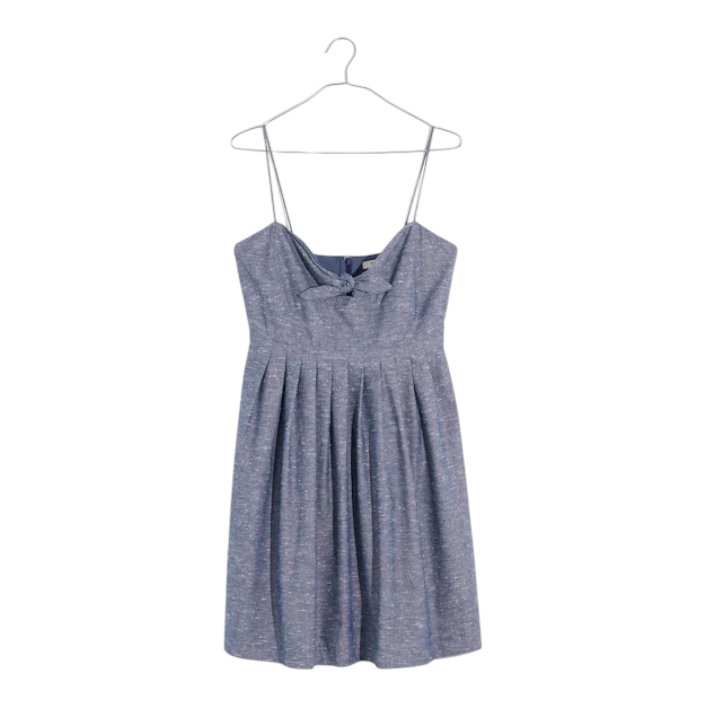Chambray Tie-Front Cutout Cami Dress size 4