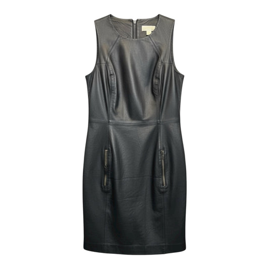 Sleeveless Faux Leather Dress size 6