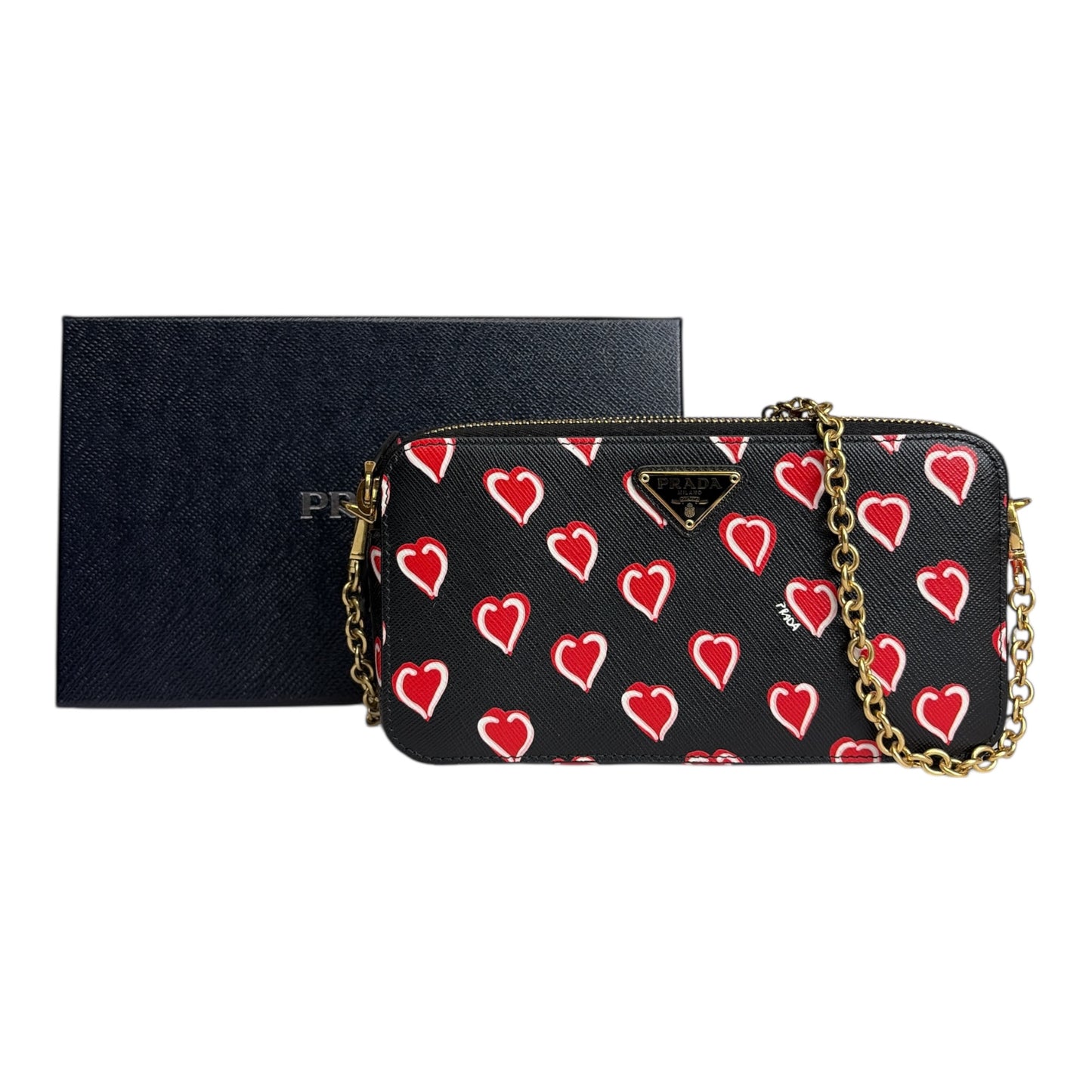 Heart Print Purse