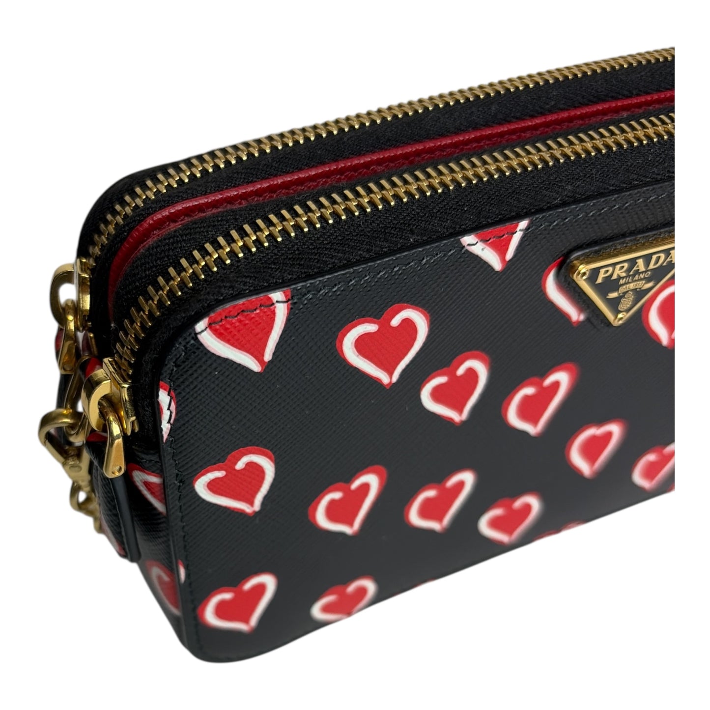 Heart Print Purse