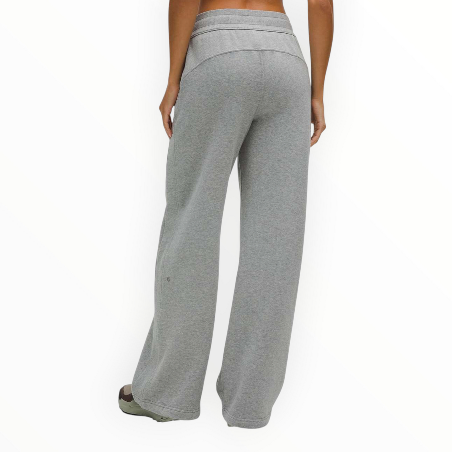 Scuba Mid-Rise Wide-Leg Pant size M