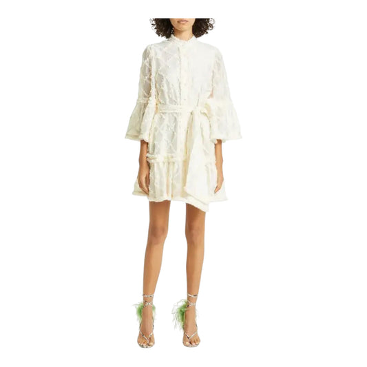 Audrey Textured Jacquard Mini Dress size Medium NEW WITH TAGS