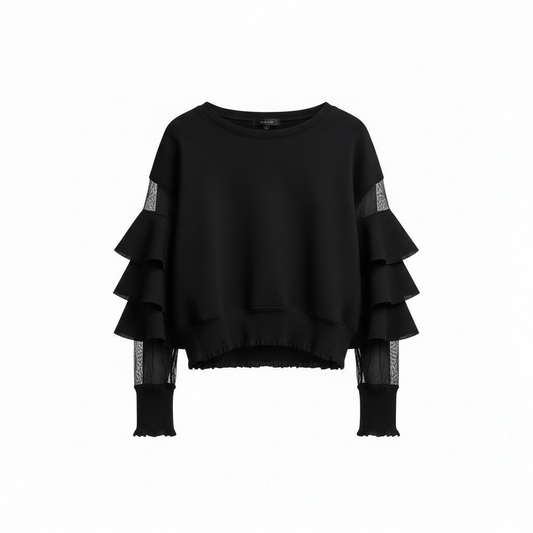 Ruffle Sleeve Top size 1XLarge