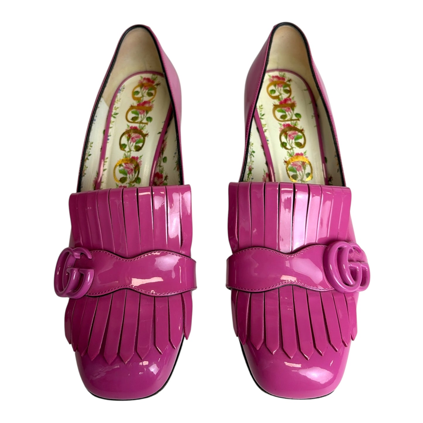 GG Marmont 50mm Loafer Pump Shoes size 37.5