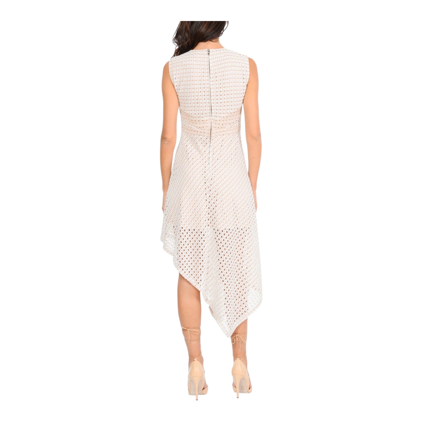 Azria Tracie Asymmetrical Lace Dress size XXSmall