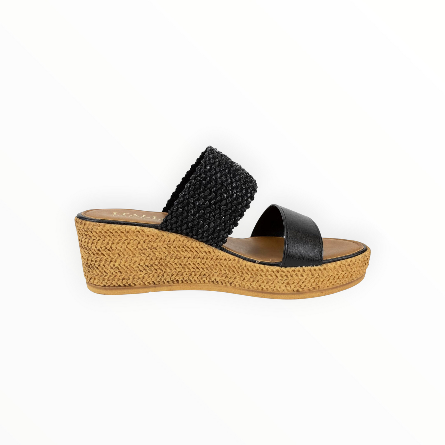 Inessa Platform Raffia Sandal size 9