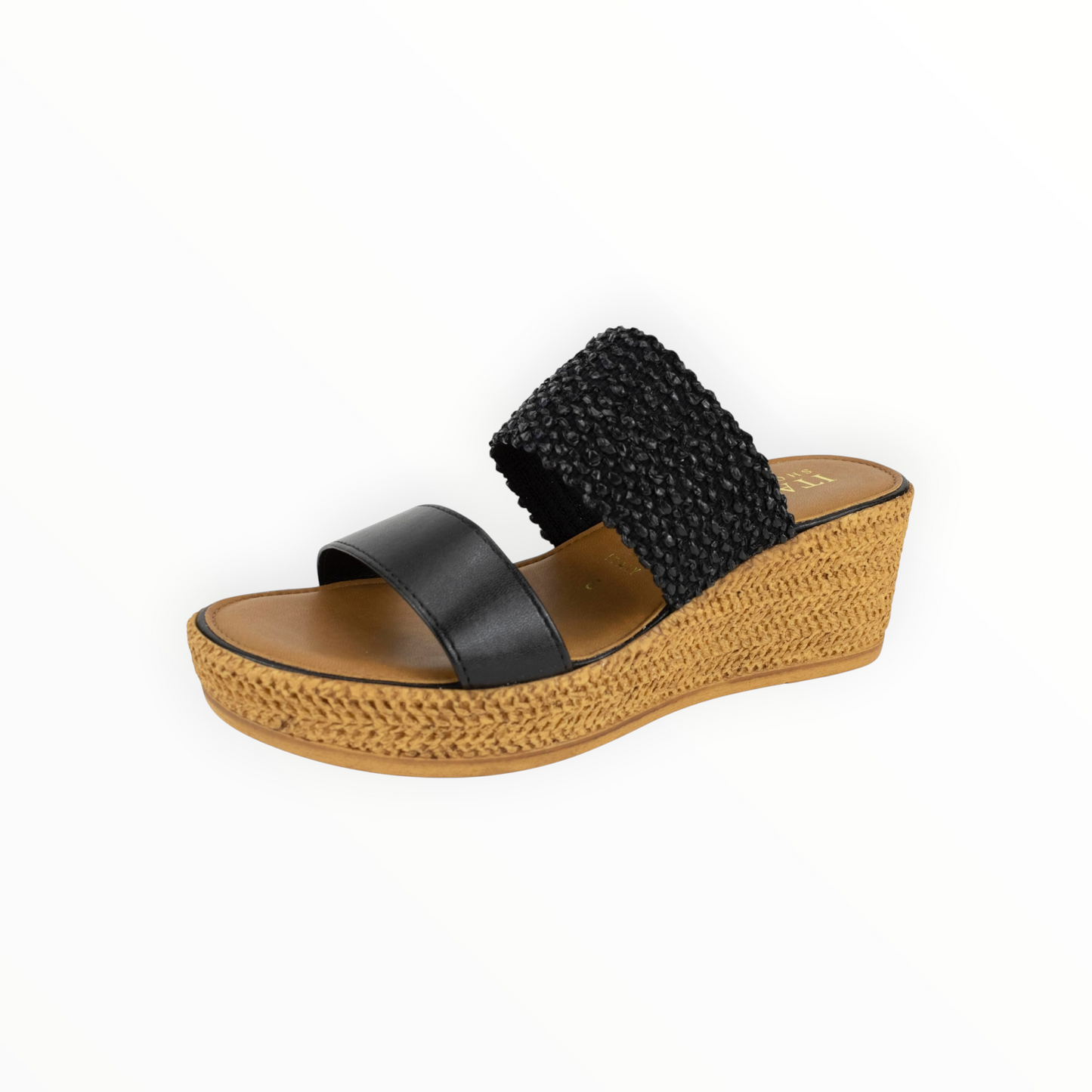 Inessa Platform Raffia Sandal size 9