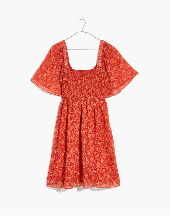 Seersucker Lucie Tie-Back Mini Dress size XLarge