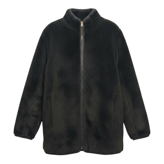 Faux Fur Zip Up Jacket size Large