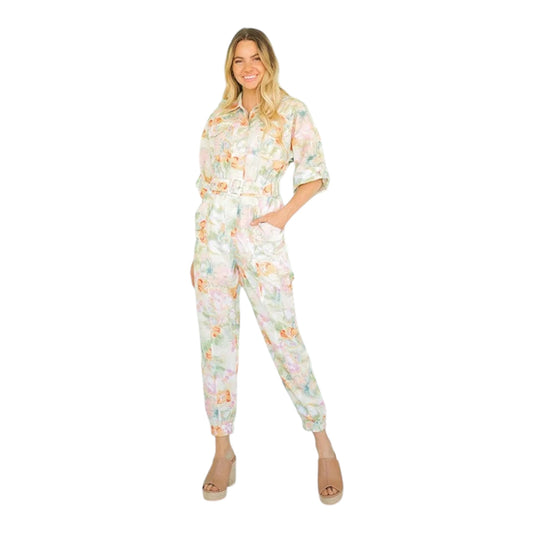 Lena Floral Jumpsuit size Small