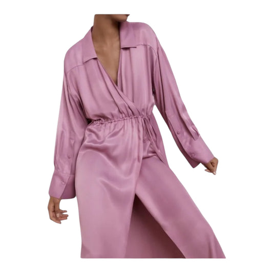 Satin Effect Wrap Dress size XXsmall