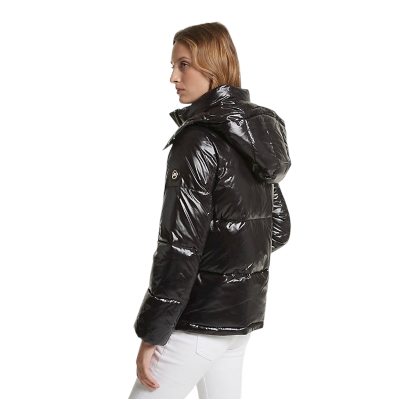 Quilted Nylon Puffer Jacket size M