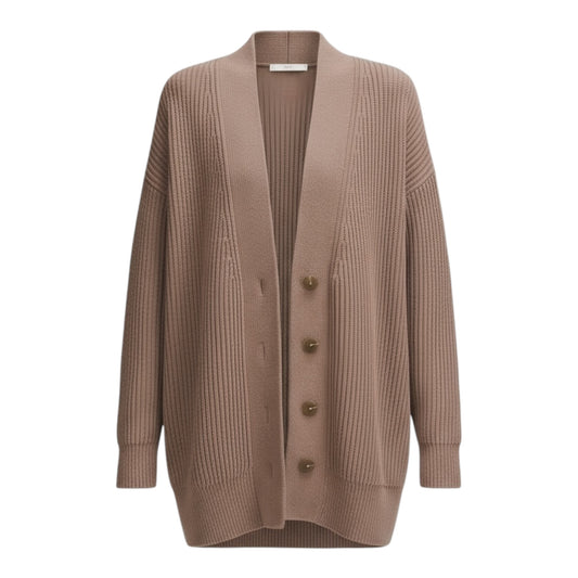 Knit Button-Front Cardigan size XS