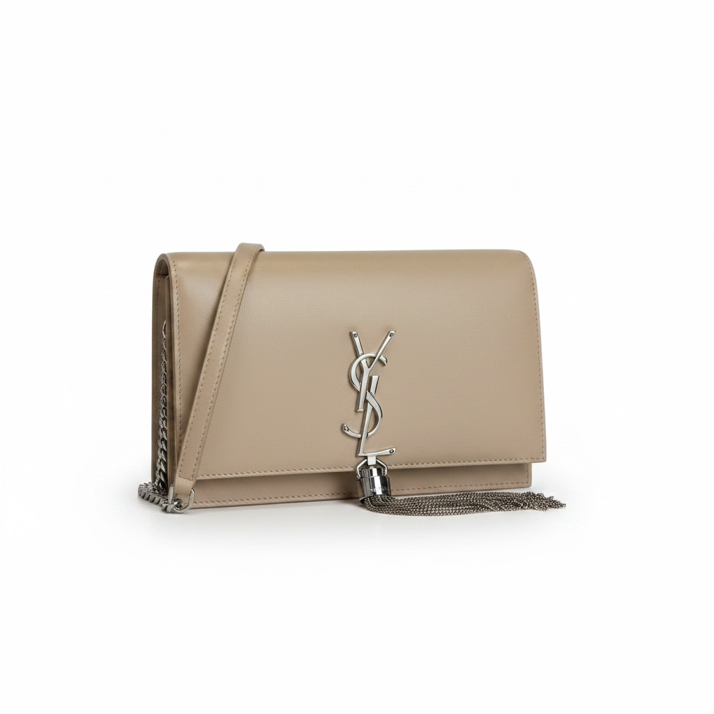Kate Monogram YSL Tassel Wallet on a Chain