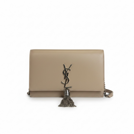 Kate Monogram YSL Tassel Wallet on a Chain