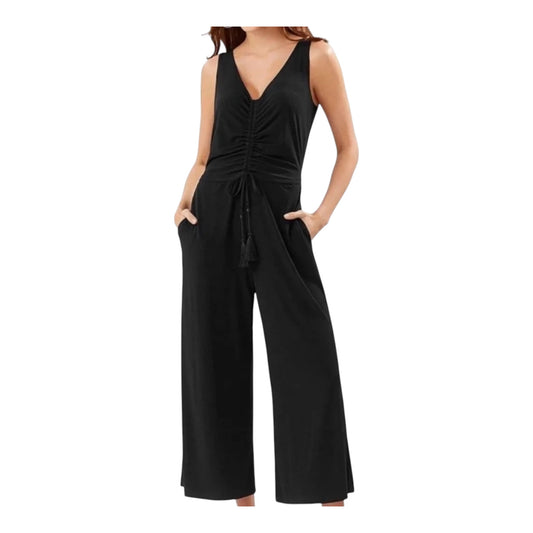 Carmela Ruched Wide Leg Jumpsuit size Large
