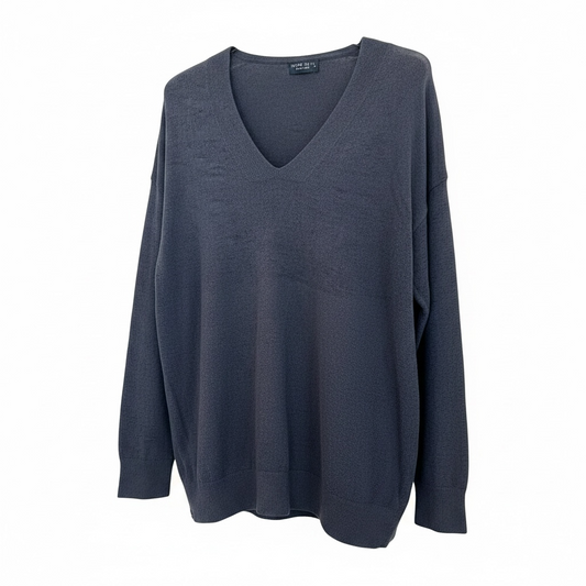 Ultra Lite V Neck Hi-Low Pullover size Large