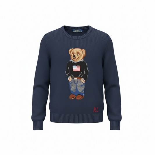 Polo Bear Cotton Linen Sweater size XS/Small NEW WITH TAGS