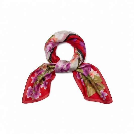 Floral Silk Scarf