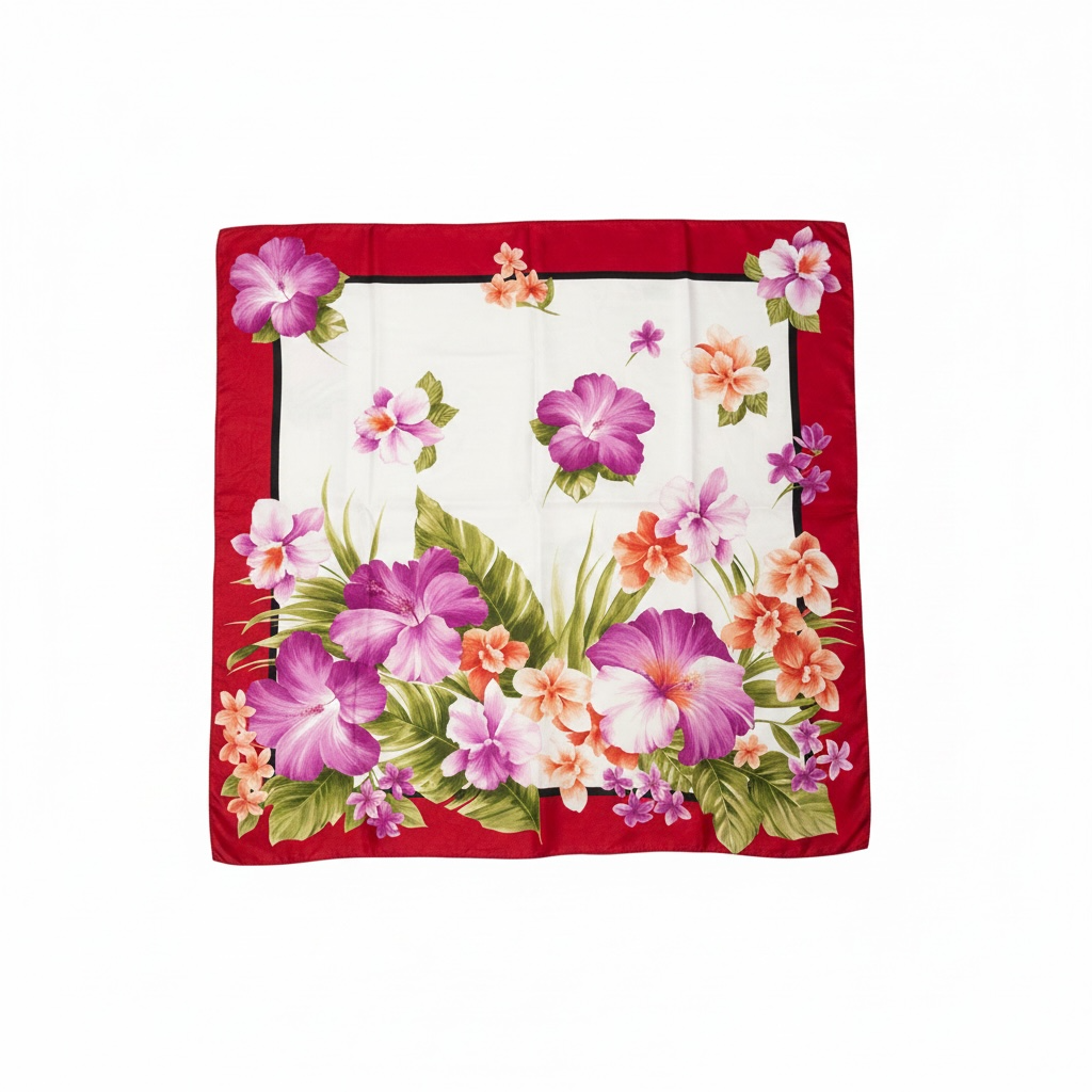 Floral Silk Scarf