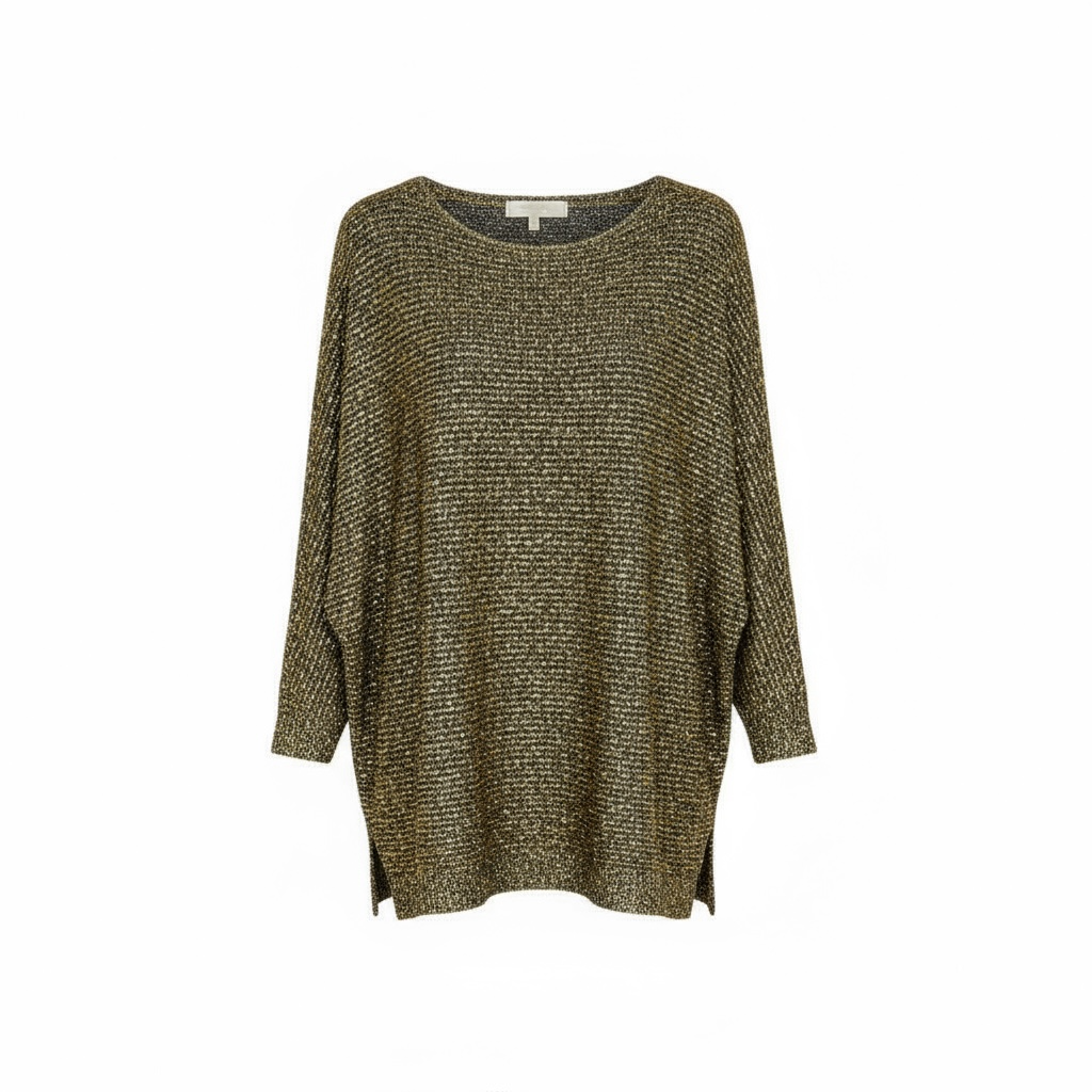 Metallic Pullover Sweater size Large