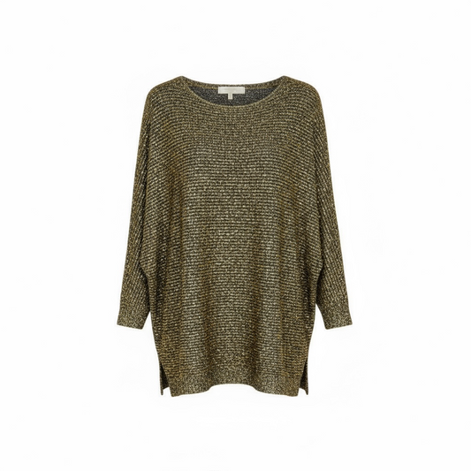 Metallic Pullover Sweater size Large