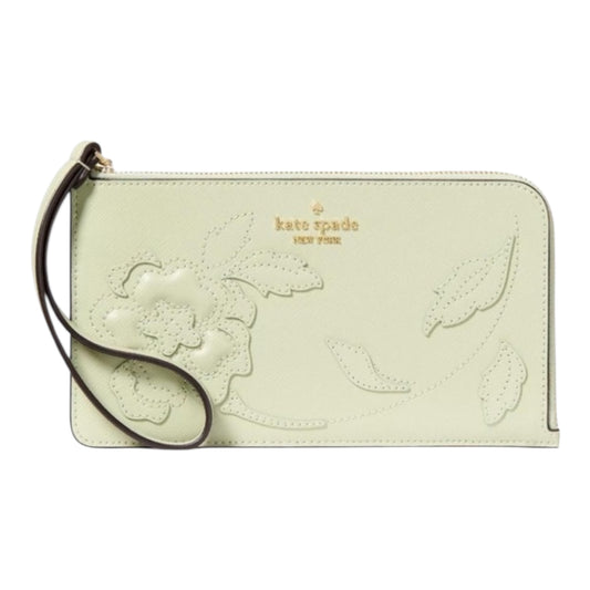 Lucy Floral Applique Wristlet NWT