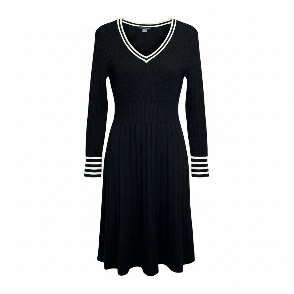 V-neck Knit Dress size Small