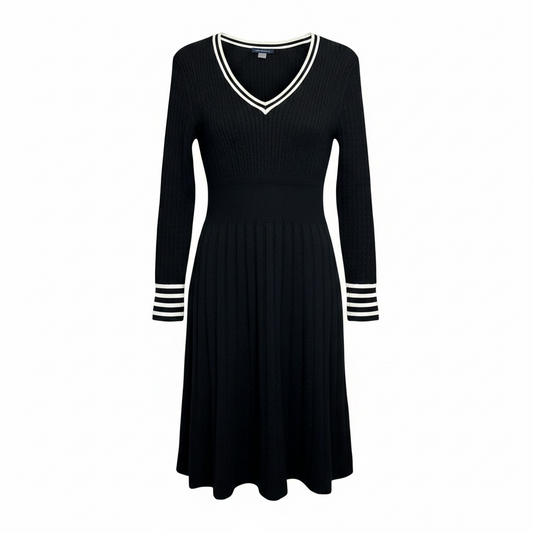 V-neck Knit Dress size Small