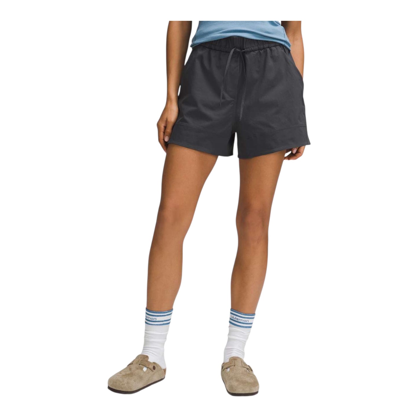 Cinchable Waist High-Rise Woven Short 3.5" size Small
