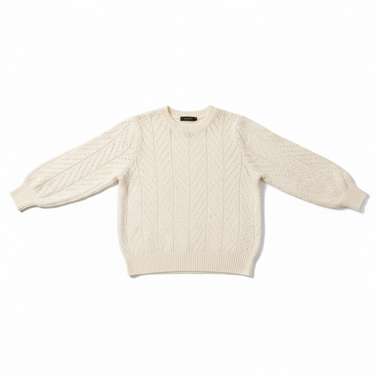 Long Balloon Sleeve Crew size Medium