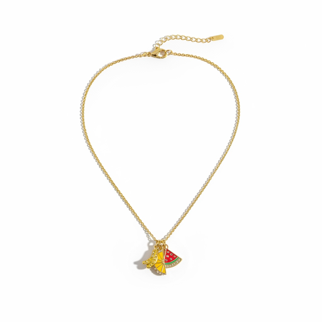 Fruit Charm Necklace